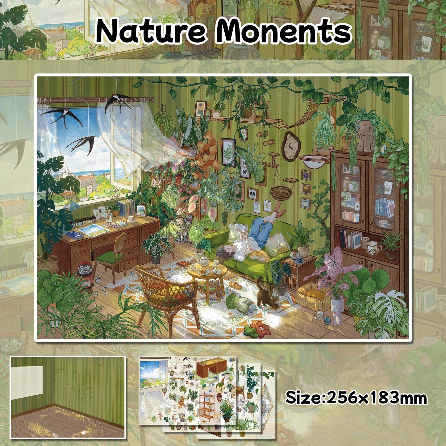 Ideal Life-DIY 3D Miniature Scene Sticker