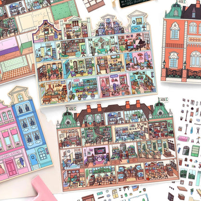 Art Academy|Candy Apartment-DIY 3D Miniature Scene Sticker