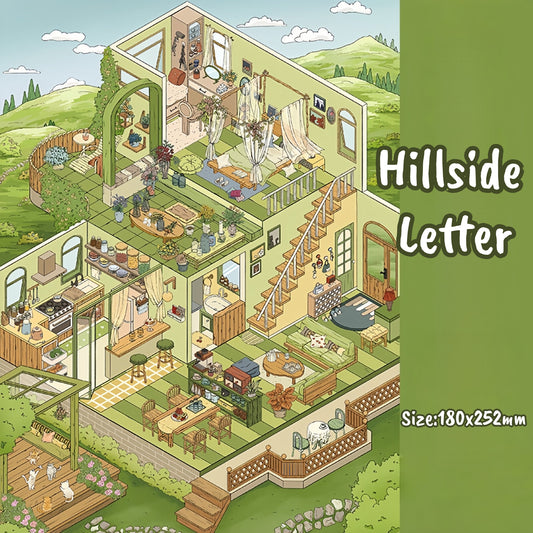 Pure Wild Villa-DIY 3D Miniature Scene Sticker