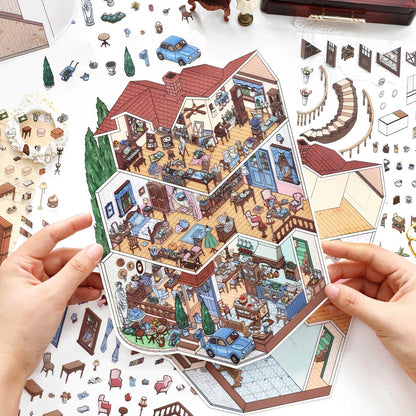 Seasonal Hideaways-DIY 3D Miniature Sticker Scene
