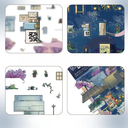 Summer Night-DIY 3D Miniature Scene Sticker