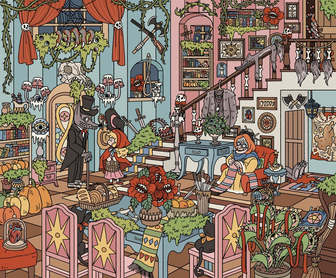 Dark Fairy Tale-DIY 3D Scene Sticker-Miniature Scenes
