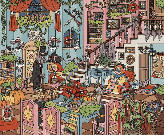 Dark Fairy Tale-DIY 3D Scene Sticker-Miniature Scenes