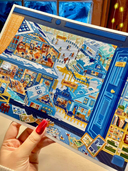 Snow Magic-DIY 3D Miniature Scene Sticker