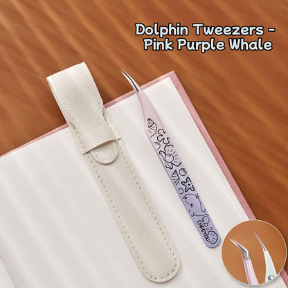 Cute Purple Mint Animal Professional Sticker Tweezers