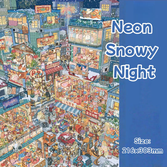 Glow Season-DIY 3D Miniature Scene Sticker