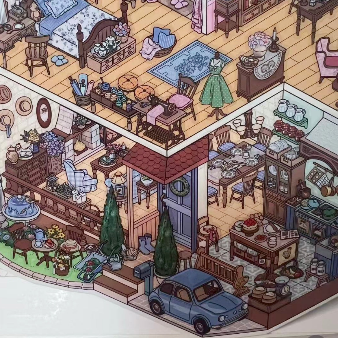 Seasonal Hideaways-DIY 3D Miniature Sticker Scene