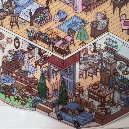 Seasonal Hideaways-DIY 3D Miniature Sticker Scene