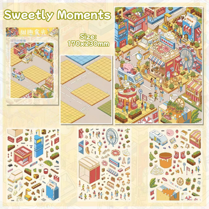 Sweetly Moments-DIY 3D Miniature Scene Sticker