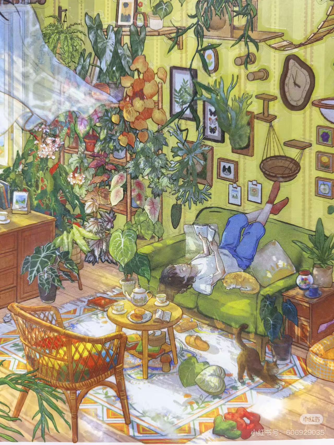 Ideal Life-DIY 3D Miniature Scene Sticker