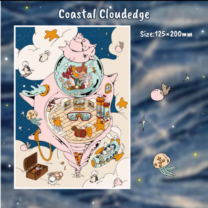 Starry Little Worlds-DIY 3D Miniature Sticker Scene