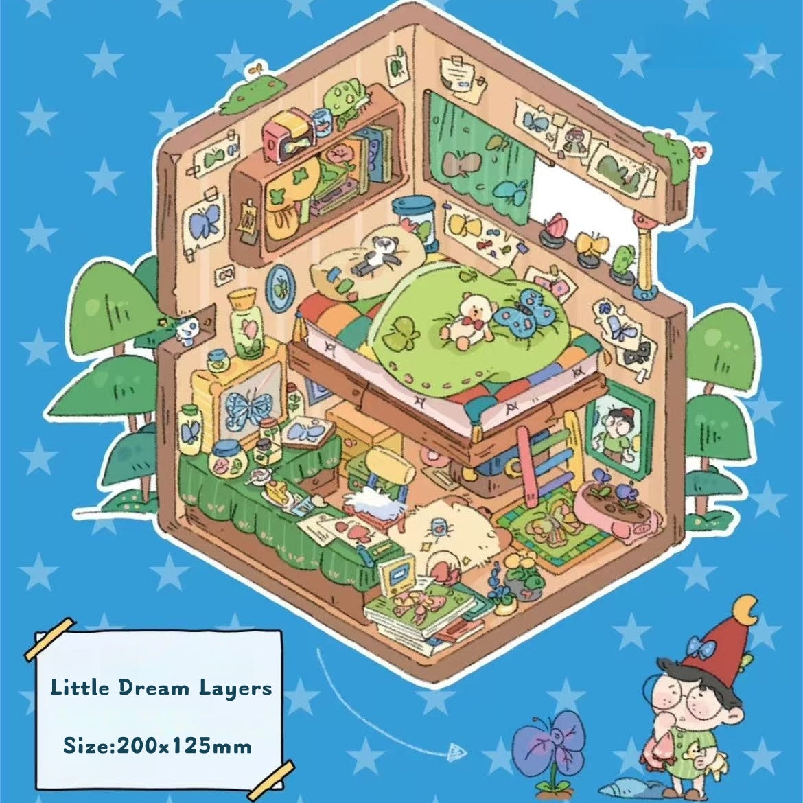 My Home-DIY 3D Miniature Scene Sticker