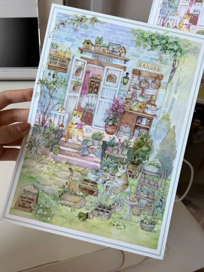 Tender Time-DIY 3D Miniature Scene Sticker