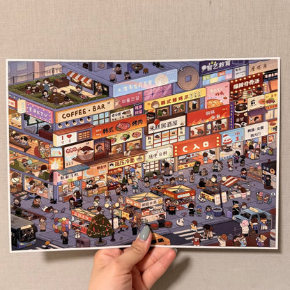 Happy Days Series-DIY 3D Miniature Scene Sticker