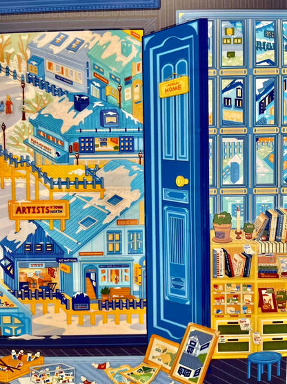 Snow Magic-DIY 3D Miniature Scene Sticker