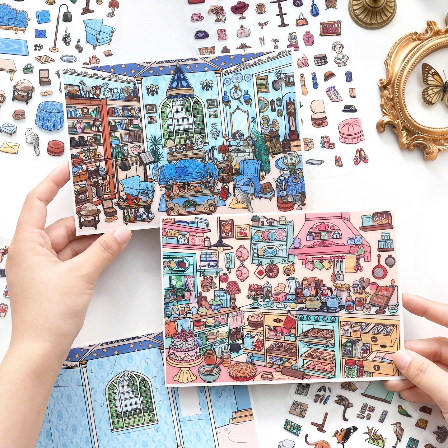 Little Corners-DIY 3D Miniature Scene Sticker