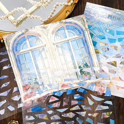 Four Seasons-DIY 3D Miniature Scene Sticker