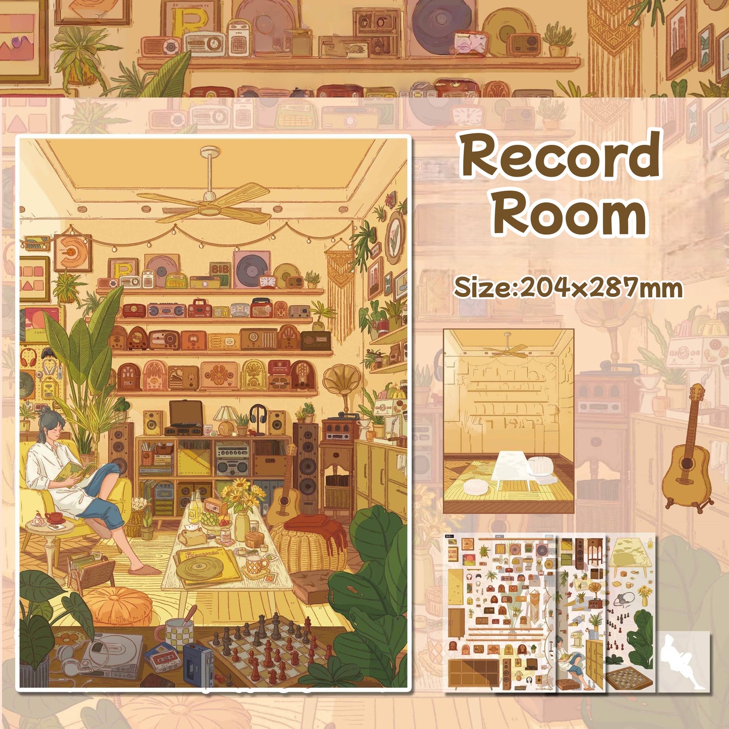 Ideal Life-DIY 3D Miniature Scene Sticker