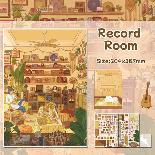 Ideal Life-DIY 3D Miniature Scene Sticker