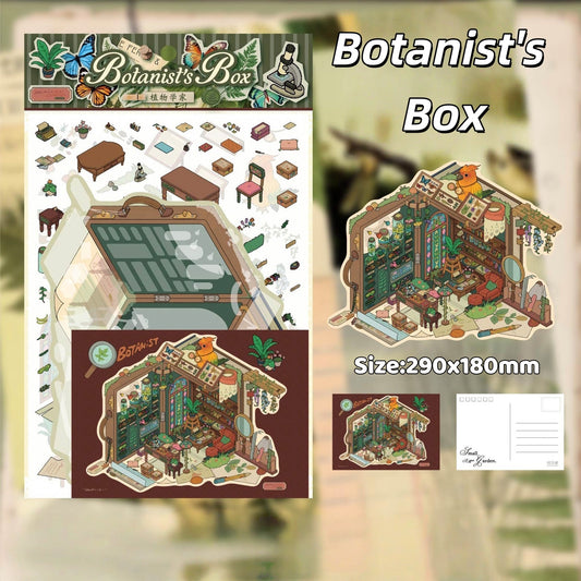 Romantic Poetry-DIY 3D Miniature Scene Sticker