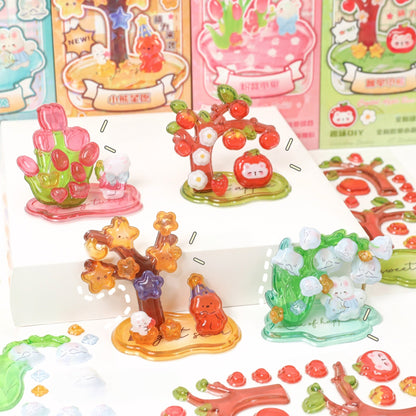 Crystal Pet Garden-3D Stackable Sticker