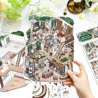 Seasonal Hideaways-DIY 3D Miniature Sticker Scene