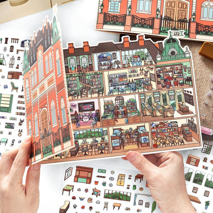 Art Academy|Candy Apartment-DIY 3D Miniature Scene Sticker