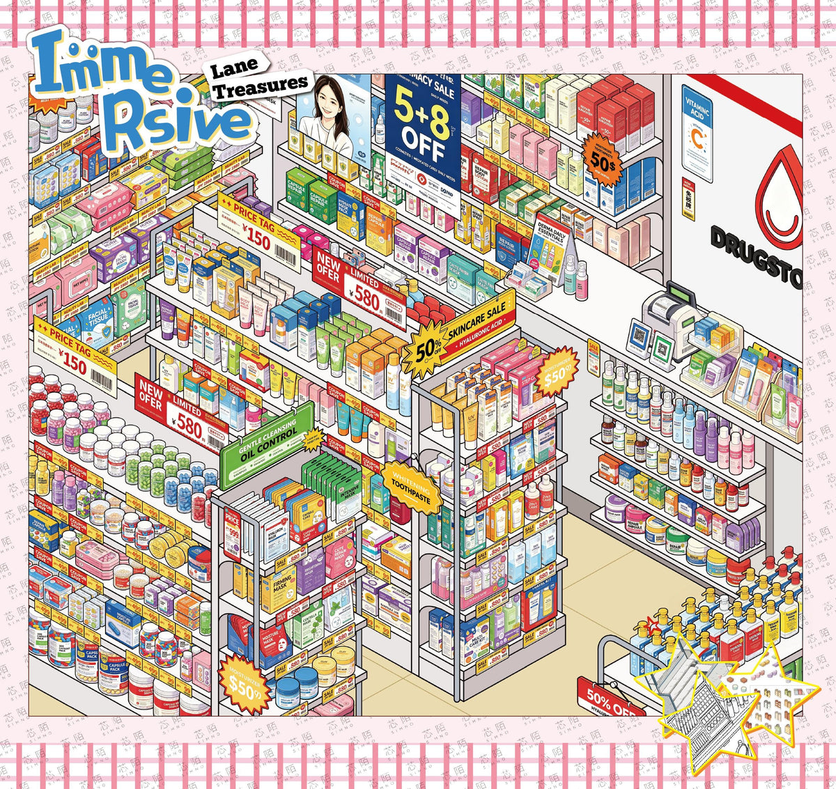 Local Life Sticker Book-DIY 3D Miniature Sticker Scene