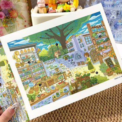 Fleeting World-DIY 3D Miniature Scene Sticker