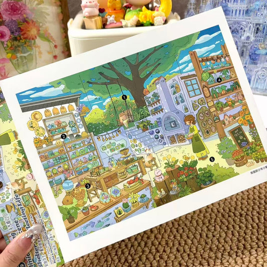 Fleeting World-DIY 3D Miniature Scene Sticker