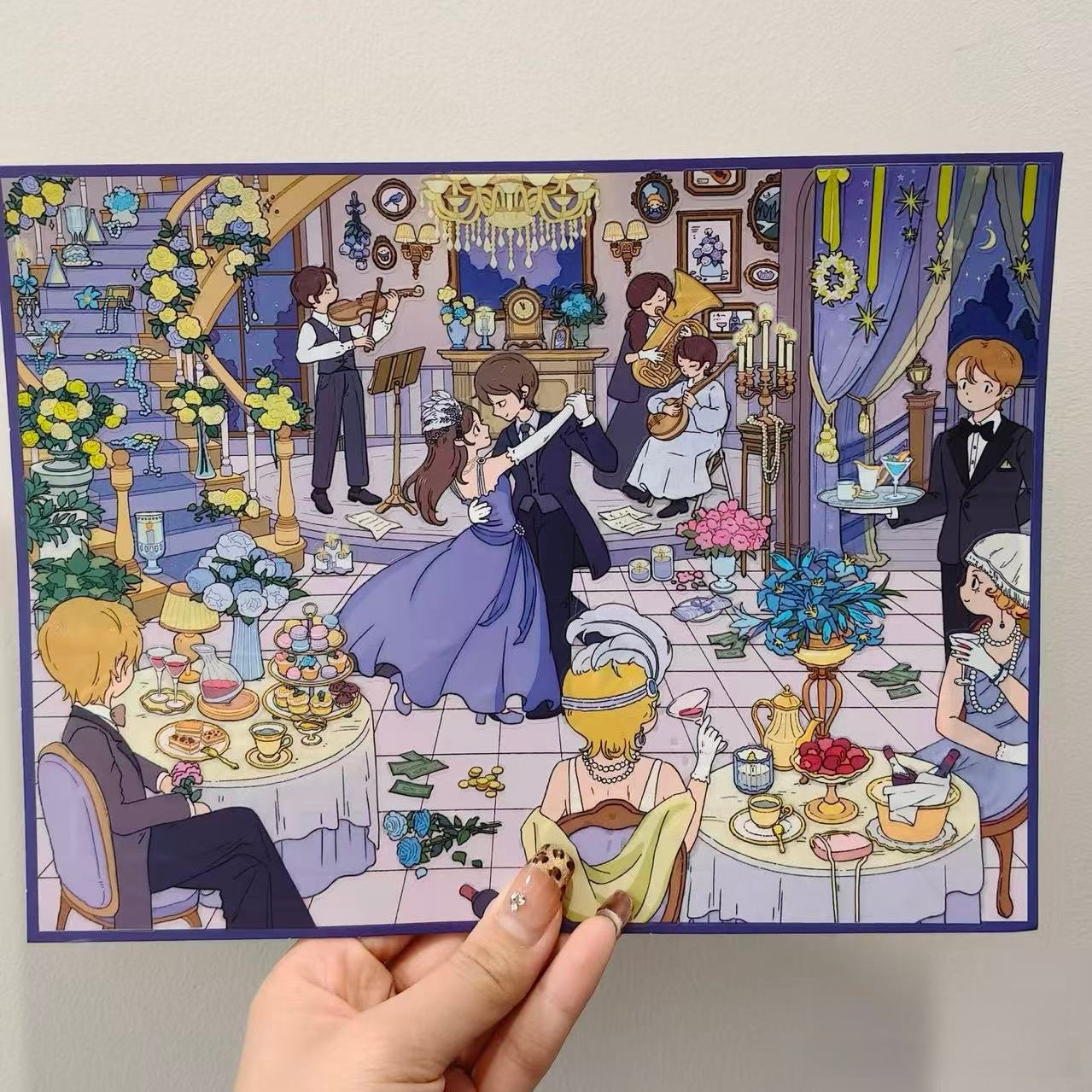 Golden Moments-DIY 3D Miniature Scene Sticker