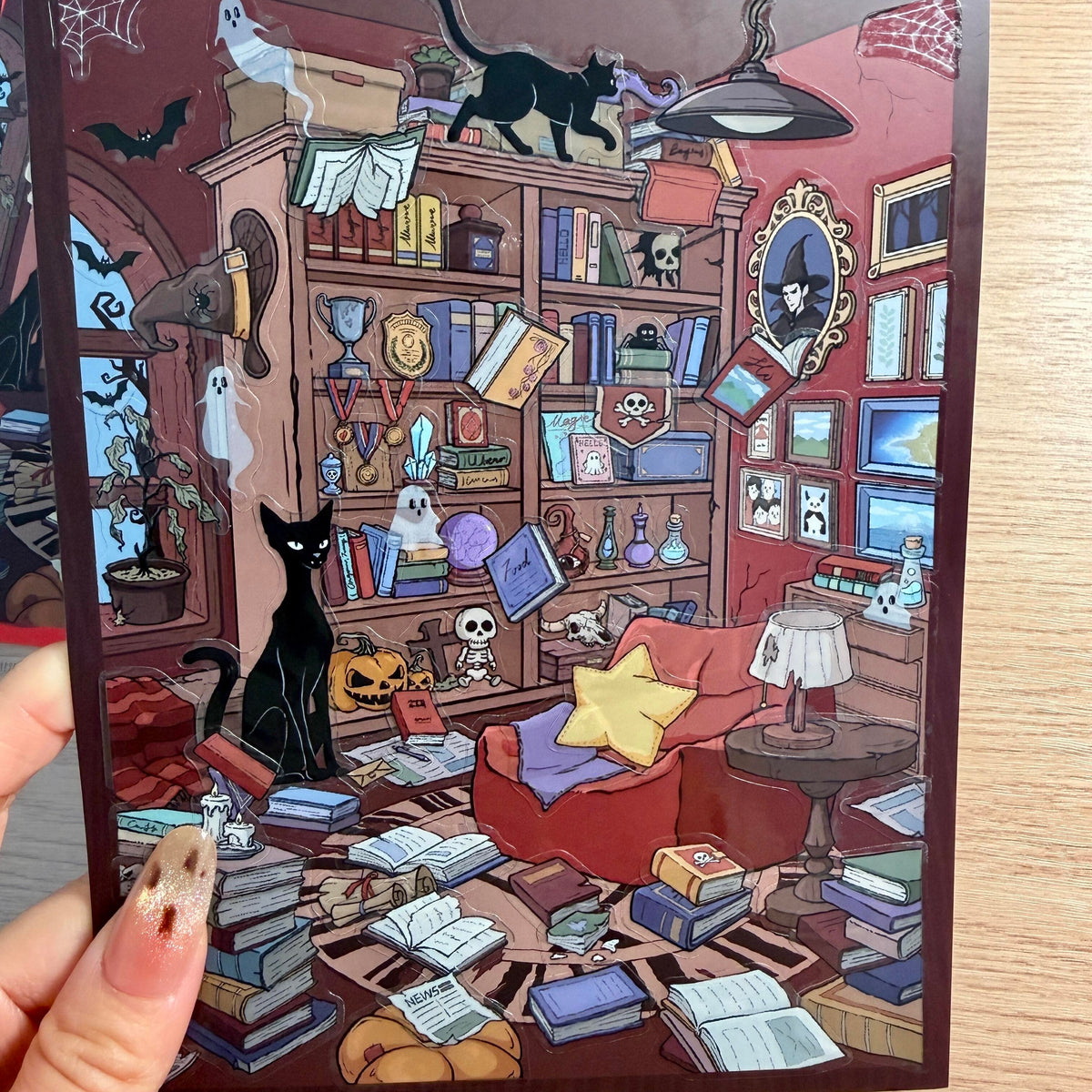 Halloween Sweet Home-DIY 3D Miniature Sticker Scene