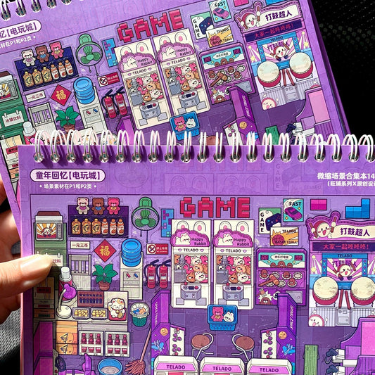 Shop Curator for a Day-DIY 3D Miniature Scene Sticker