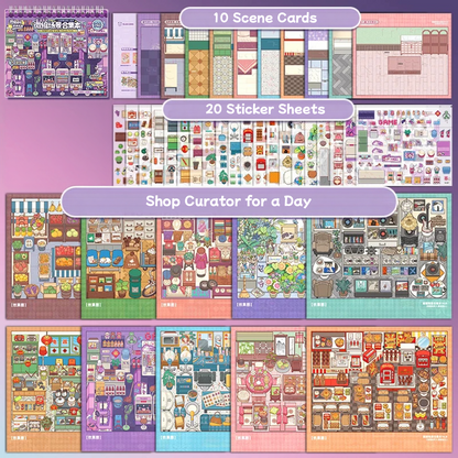 Shop Curator for a Day-DIY 3D Miniature Scene Sticker