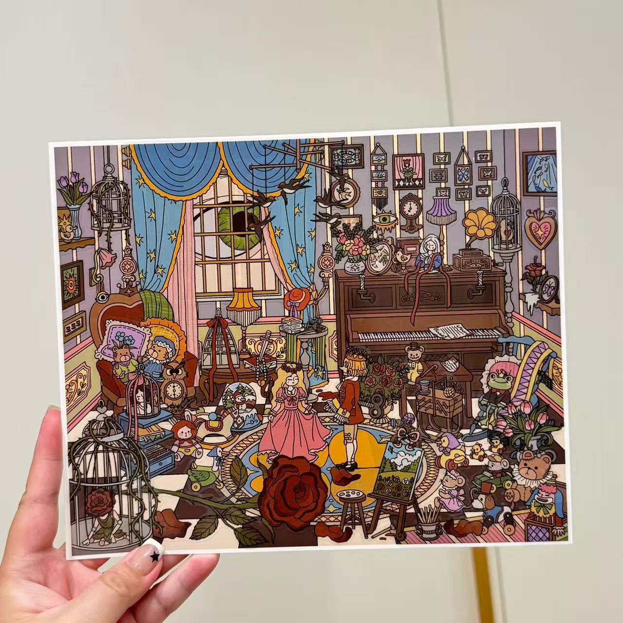 Dark Fairy Tale-DIY 3D Scene Sticker-Miniature Scenes