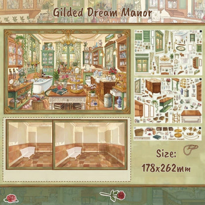 Blossom Haven-DIY 3D Miniature Sticker Scene