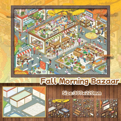 Cozy Autumn Journal-DIY 3D Miniature Scene Sticker