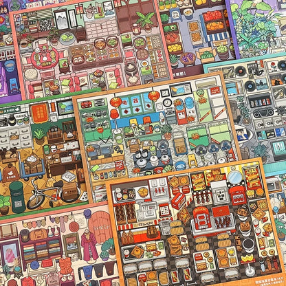 Shop Curator for a Day-DIY 3D Miniature Scene Sticker