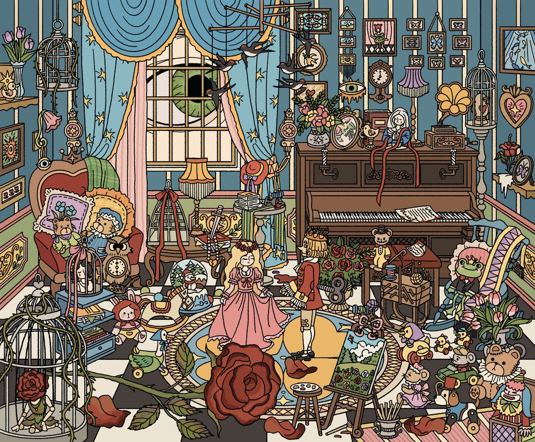 Dark Fairy Tale-DIY 3D Scene Sticker-Miniature Scenes