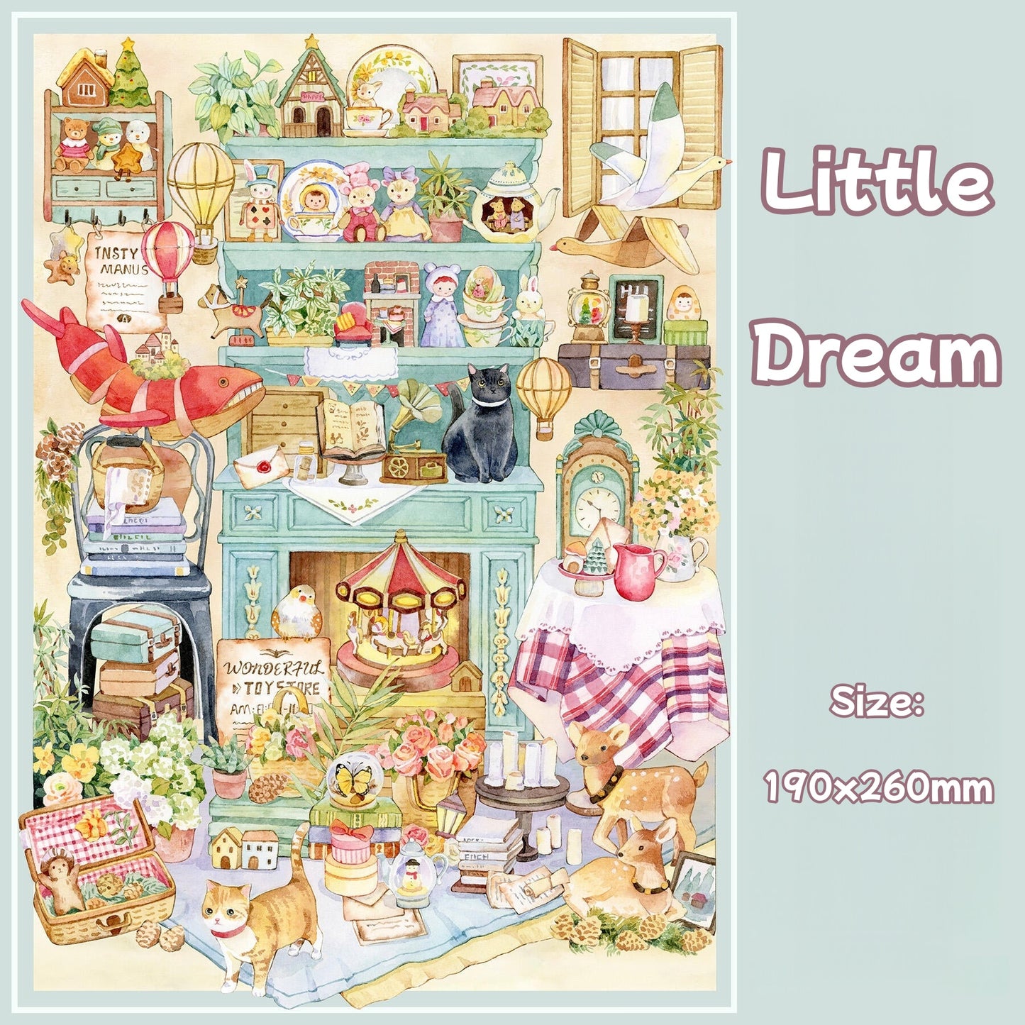 Tender Time-DIY 3D Miniature Scene Sticker