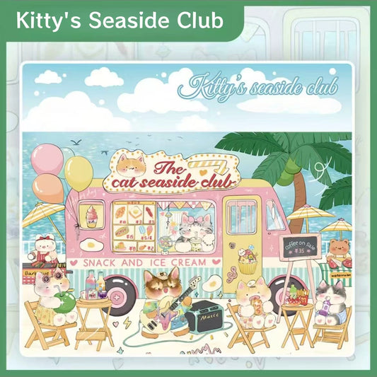 Kitty Series-DIY 3D Miniature Scenes Sticker