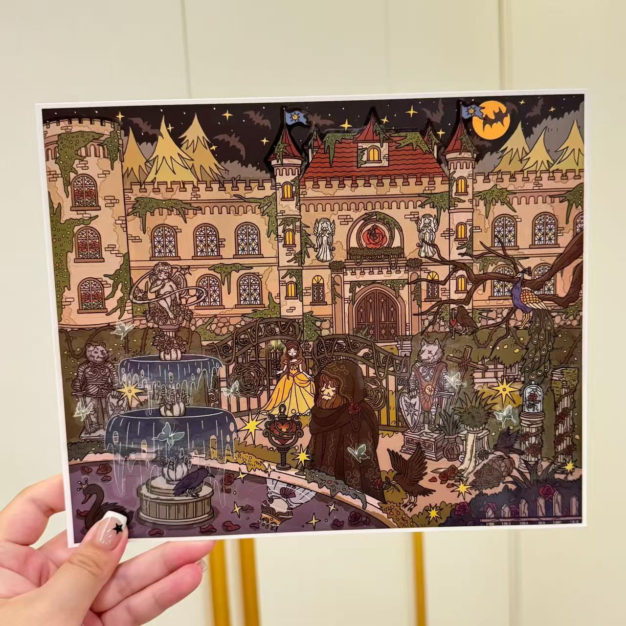 Dark Fairy Tale-DIY 3D Scene Sticker-Miniature Scenes