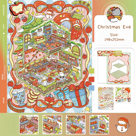 Festive Fables-DIY 3D Miniature Sticker Scene