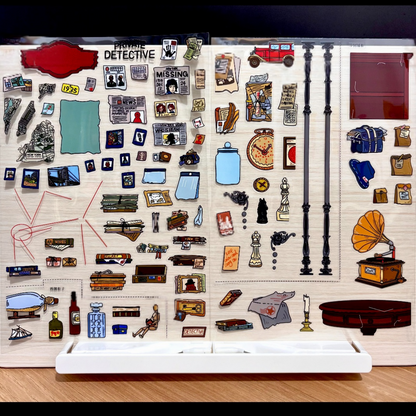 Corner Archives-DIY 3D Miniature Scene Sticker