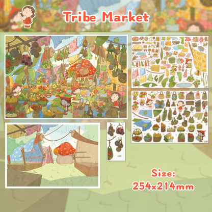 Fable Grove-DIY 3D Miniature Sticker Scene