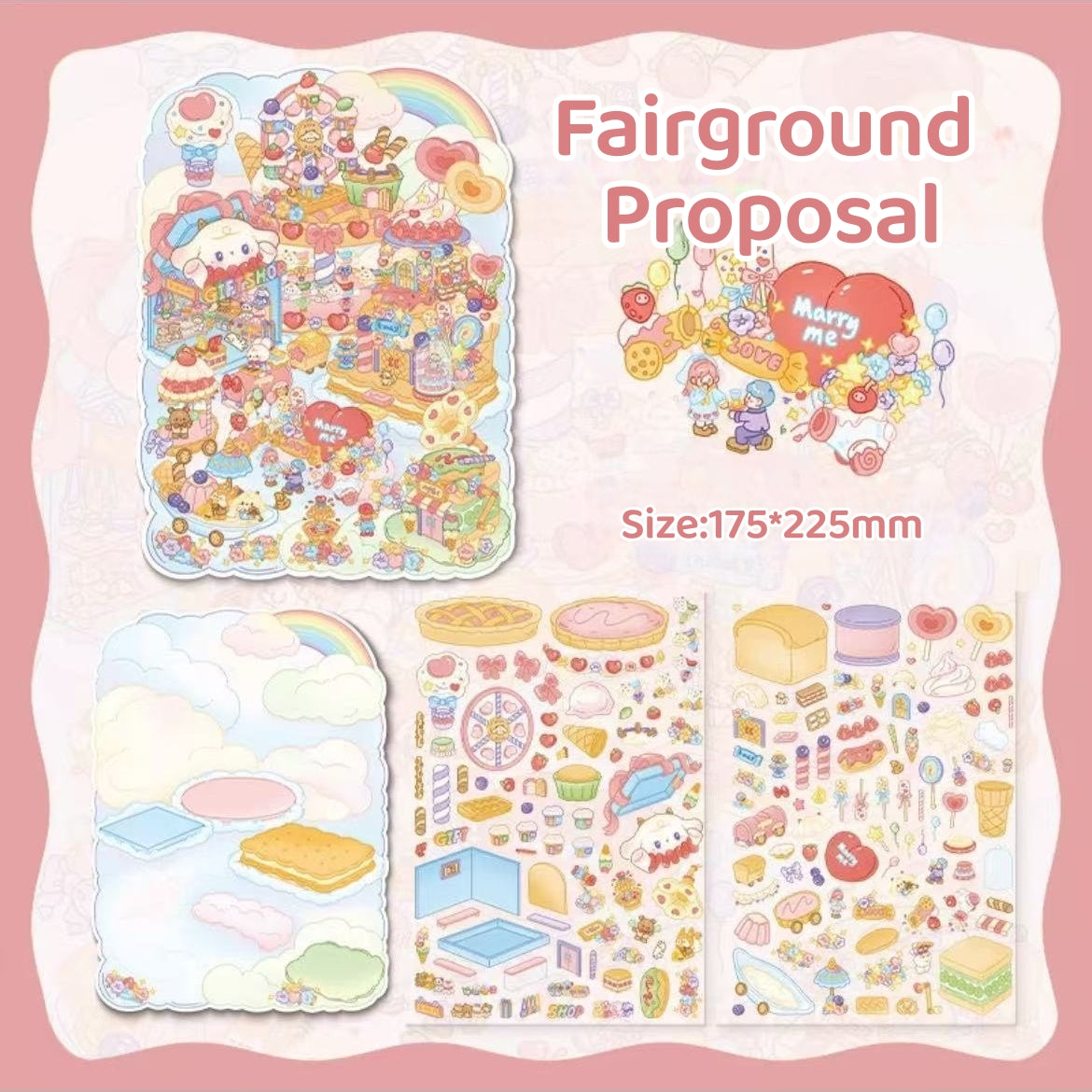 Butter Town--DIY 3D Miniature Sticker Scene