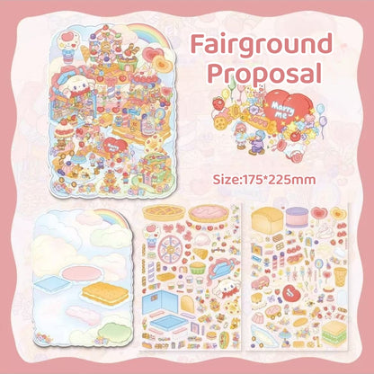 Butter Town--DIY 3D Miniature Sticker Scene