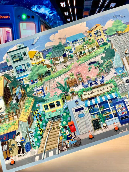 World Travel Series-DIY 3D Miniature Scene Sticker