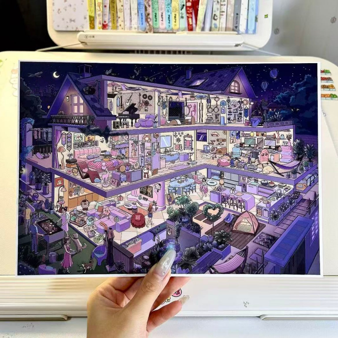 Dreamy Homestead Series-DIY 3D Miniature Sticker Scene