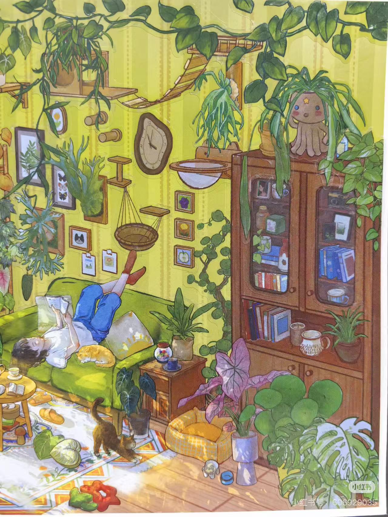 Ideal Life-DIY 3D Miniature Scene Sticker